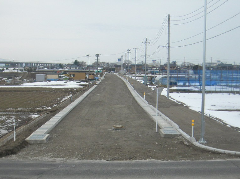 南7-346号線道路改良工事（新潟市）の画像
